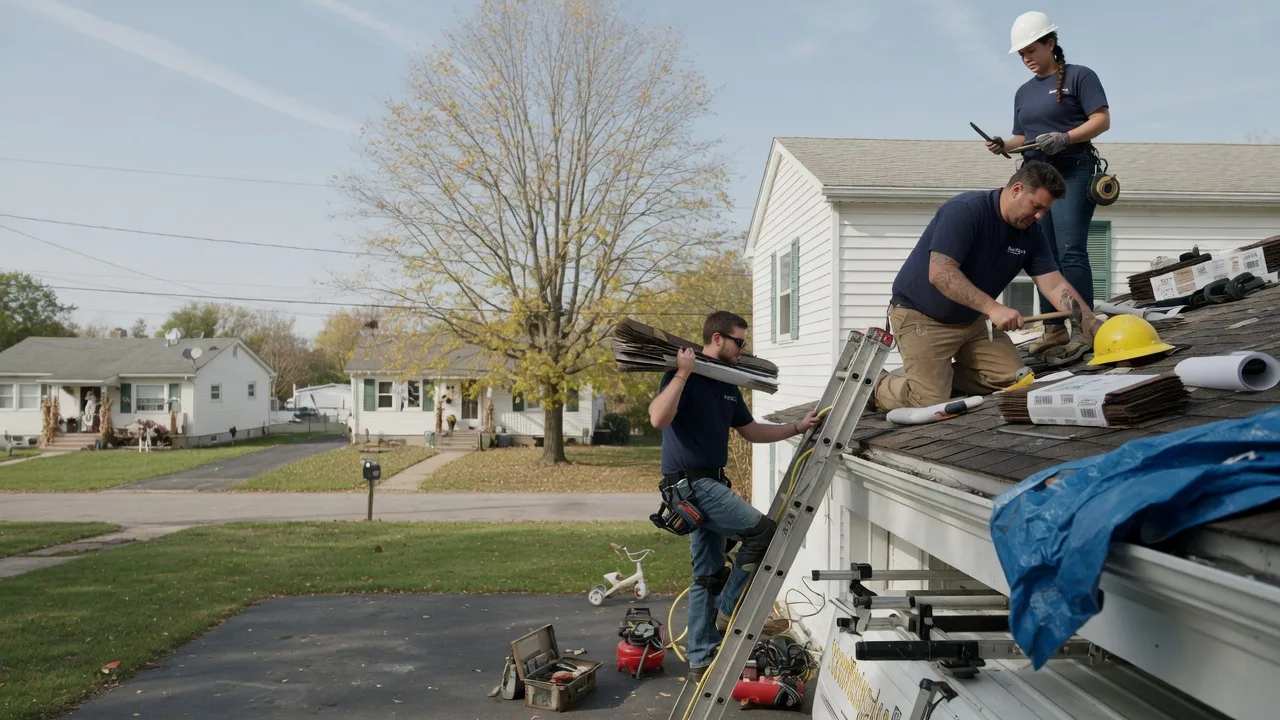 Local Roofing Contractors in Roberts, IL near me